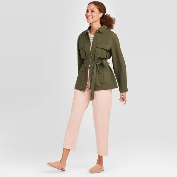 a new day Jackets & Blazers - Women's long sleeves trucker jacket size L